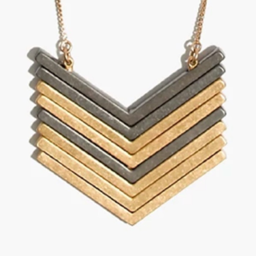 Madewell Arrowstack Necklace Nwot - image 4